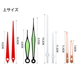 Saitrewed Clock Movement, Set of 4, Handmade, For Wall Clocks, Watch Shaft, Watch Repair Parts, DIY Replacement Parts, DIY Clock DIY Repair Parts, Needle Set, Repair, Bedroom, Living Room, Study, Children's Room, Office, Store, etc