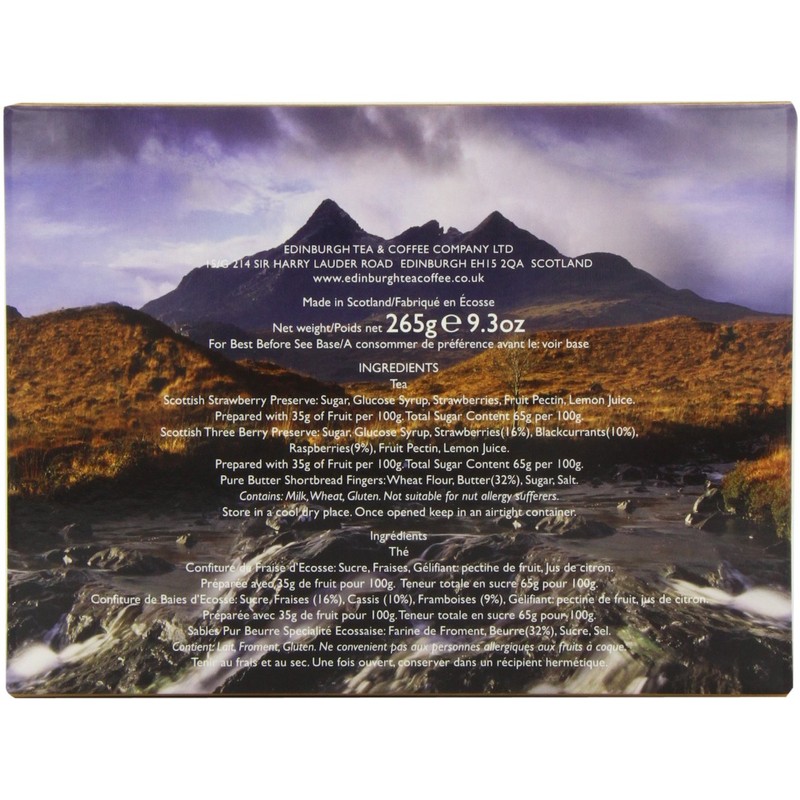 Edinburgh Tea & Coffee Company Scottish Afternoon Tea Selection, 9.3-Ounce