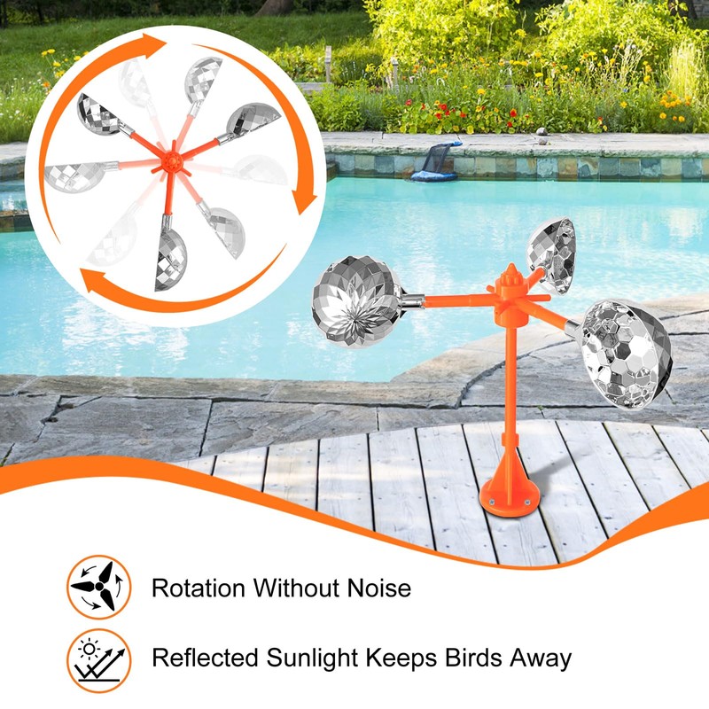 Flyonte Birds Reflect Deterrent Visual Bird Scarer Deterrent Devices Outdoor