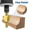 Wood Carving Bits Titanium Coated Engraving Router Bit, 20pcs HSS