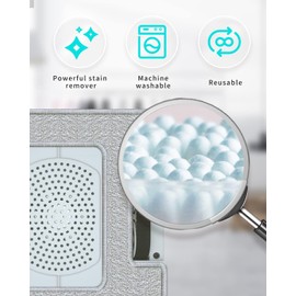 FMART 6-Piece Microfiber Cloth Set of W6 Window Cleaning Robot - Reusable and Machine Washable