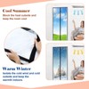 SmoothNovelty Clear Magnetic Thermal Insulated Door Curtain Transparent Magnet Patio