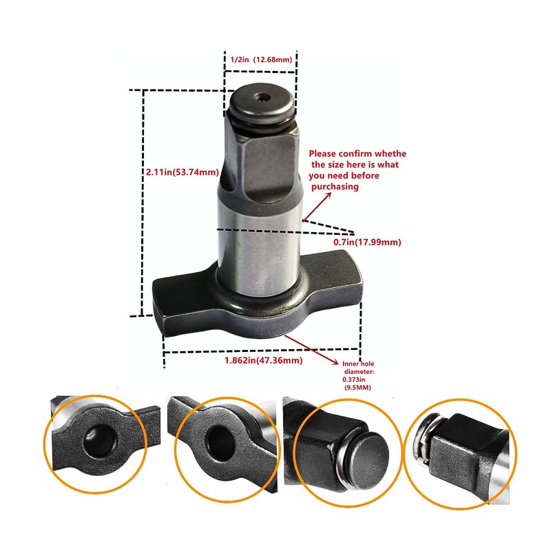 N866410 Cordless Impact Wrench for Dewalt DCF899 20V 1/2 Impact
