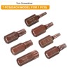 sourcing map 7pcs T20/T25/T30/T40/T45/T50/T55 Torx Screwdriver Bit 10mm Hex Shank