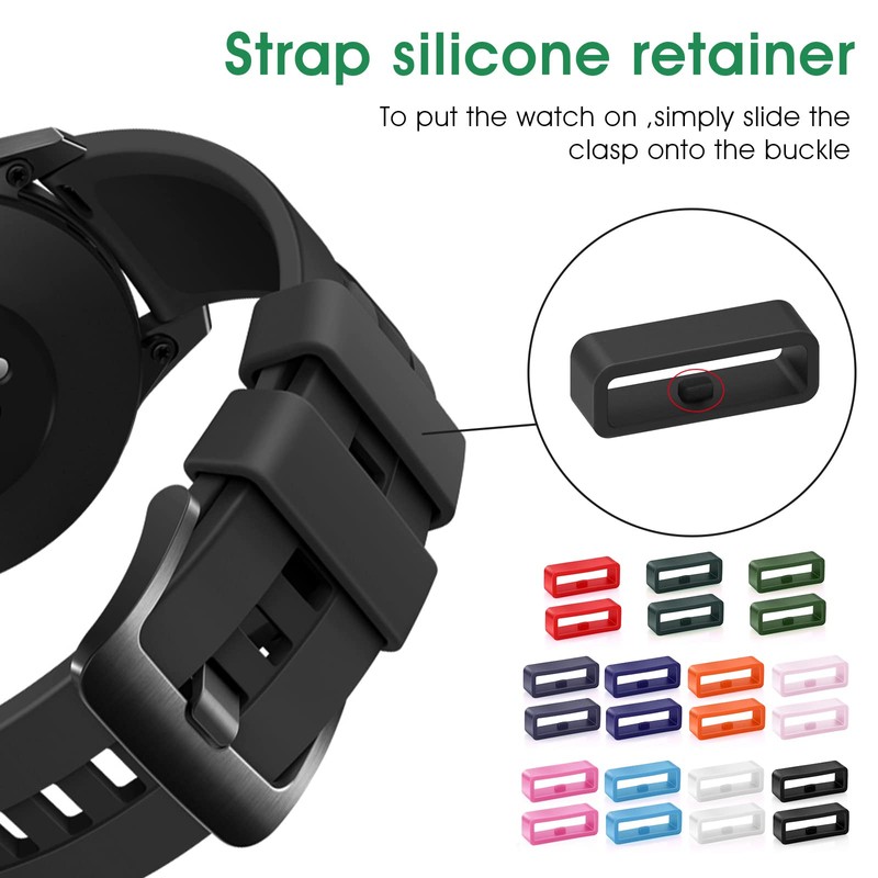 cobee Watch Strap Loops, 22 Pcs Watch Strap Keeper, Watch
