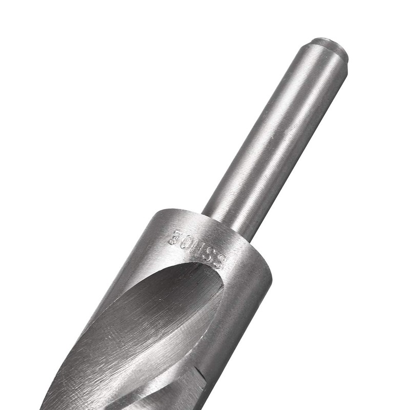 sourcing map Reduced Shank Drill Bit 30mm High Speed Steel