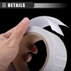 Motoforti Reflective Tape, 1cmx8m, Weather Resistant, PVC, Silver Tone
