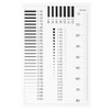 SOLUSTRE High-precision transparent crack width ruler for accurate testing of
