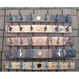 Kentucky Bourbon Barrel Stave Hook Rack