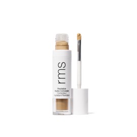 RMS Beauty Revitalize Hydra Concealer, Medium Coverage Hydrating Liquid Complexion Perfector, Skincare-Infused Lightweight and Creaseproof with Built-In Brush Applicator
