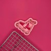 Unbranded Roller Skate Fondant Cookie Cutter Embosser Stamp 2-Pc. Set