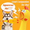 2Pcs Large Screaming Rubber Chickens,15 Inch 12 Inch Yellow Squawking