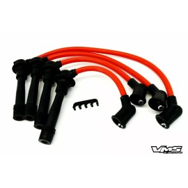 VMS RACING RED 10.2MM SPARK PLUG IGNITION WIRES CABLES FOR 90-00 MAZDA MIATA MX5