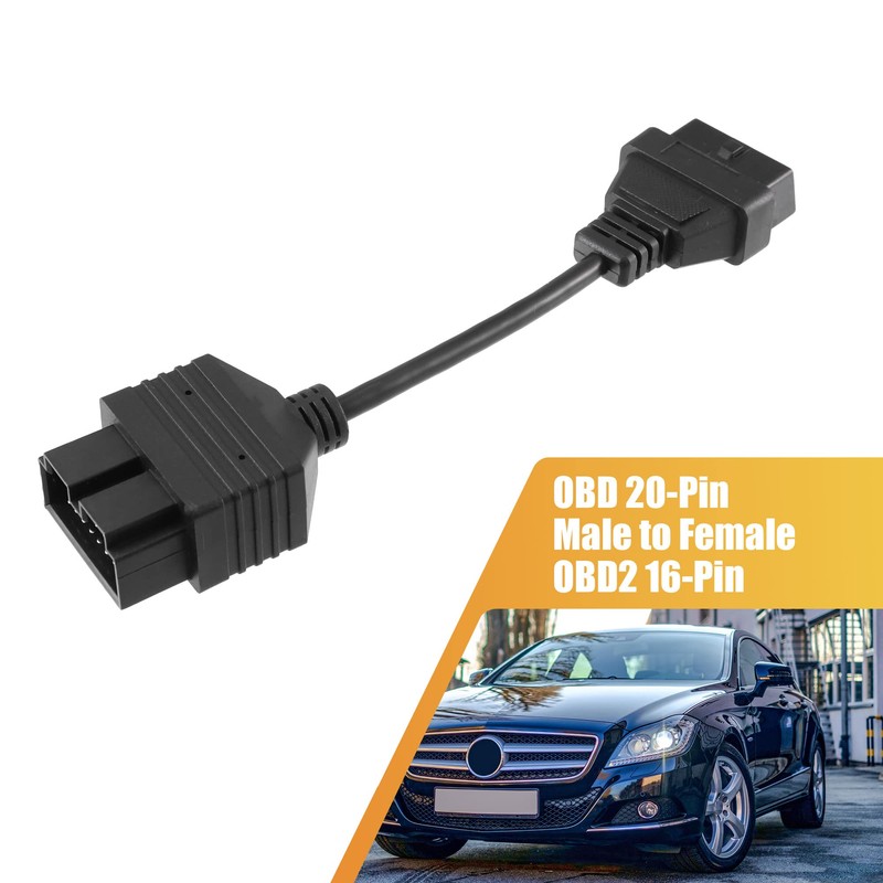 QUARKZMAN OBD 20-Pin Stecker zu Buchse OBD2 16-Pin Adapter Kabel