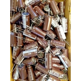 Nichicon 2X 100uF 450V NICHICON Electrolytic Capacitor 17mm X 35mm105°C