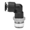 10Pcs Pneumatic Connectors L Shape Right Angle External Thread Quick