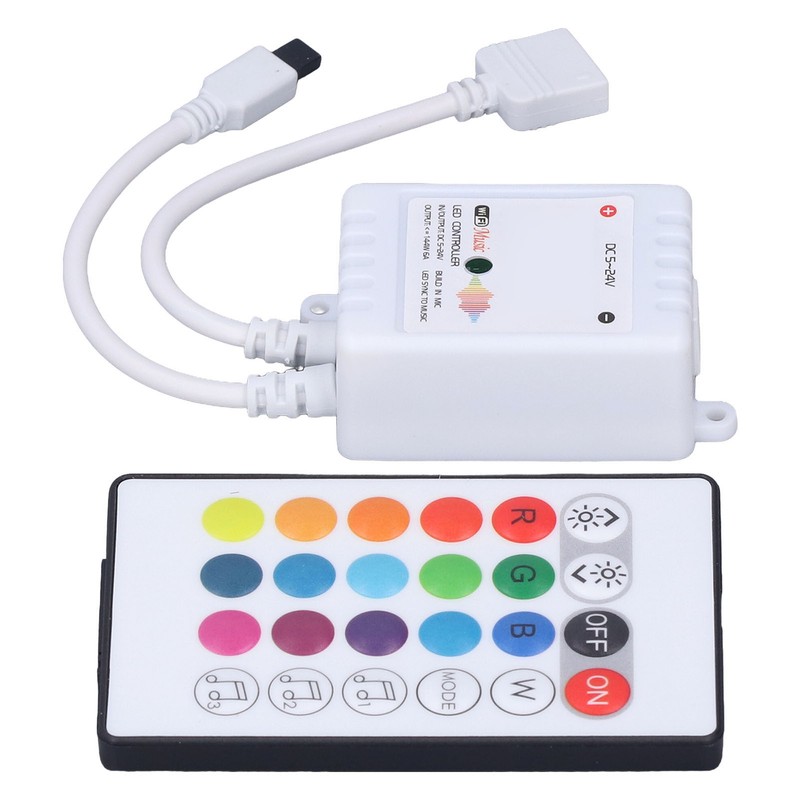 24 Keys Smart LED Remote Control RGB Wireless Controller 16