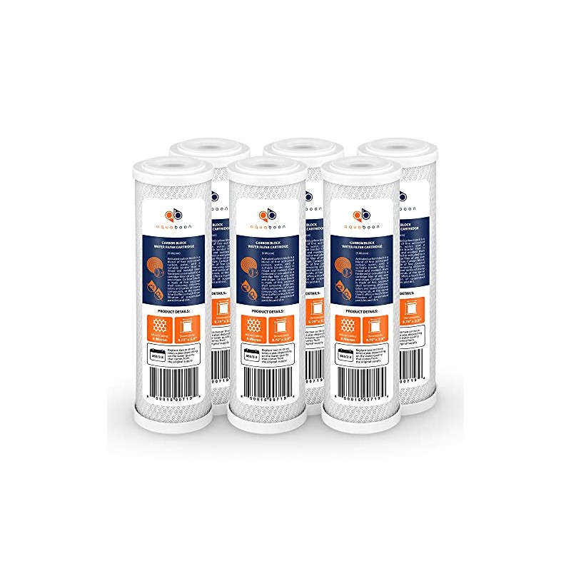 Aquaboon 5 Micron 10 x 2.5 Carbon Block Water Filter