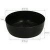 KOTARBAU® Set of 4 Rubber Mixing Cups 0.5 L Mixing
