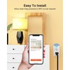 HAPYTHDA Smart Plug with Remote, 2.4GHz Wi-Fi & RF433 Wireless