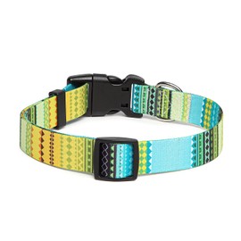 Suredoo Dog Collar, Adjustable, Soft and Comfortable, Nylon, for Small / Medium / Large Dogs, Puppies, Cats (S, Yellow)