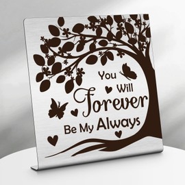 Valentines Gifts for Her Him Home Office Desk Decor Couples Lovers Gifts Birthday Christmas Wedding Anniversary Valentines Day Gift for Boyfriend Girlfriend Husband Wife Couples Desk Decorations Sign