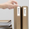 Thinp 120 Pcs Self Adhesive Pockets，Clear Label Holders Binder Labels