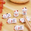 Pack of 6 Lovely Pandas Ceramic Chopsticks Spoon Forks Knives