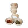 Unbranded 5- 2.5" Natural Wood Bowls Wooden- Kitchen Accessories Toy