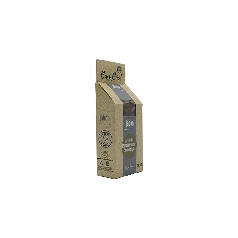 Jabón Exfoliante Artesanal Natural Tepezcohuite Eucalipto 100 g Bam Boo