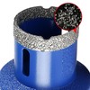 LOZLIN 45mm Diamond Core Drill Set - Double-Layer Cooling Basin