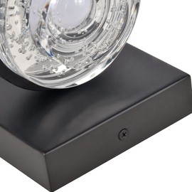 VONN Lighting Milano VAW1331BL 6" 1-Light Integrated LED ETL Certified Wall Sconce Lighting in Black