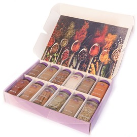 Mediterranean Culinary Chef's Spice Seasoning Set Collection 12 Pack