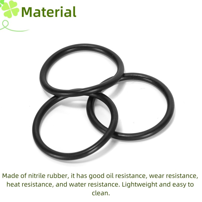 Ruimou 5Pcs Automotive Gas Cap O-Rubber Seal OD 42mm ID