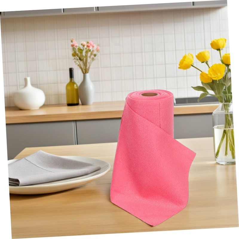 FOMIYES 1 Roll Microfiber Dish Cloth Roll - 25 Cm