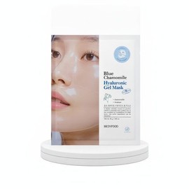 SKINFOOD Blue Chamomile Hyaluronic Hydrogel Mask 1ea (On) / 스킨푸드 블루 캐모마일 히알루로닉 하이드로겔 마스크 1매 (온)