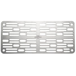 Soomloom Titanium Grilling Grill, BBQ Net/Net Two-Way Fire Grill Net, BBQ, Lightweight, Durable, Rustproof, Compact, For Outdoor Travel, Camping and Outdoors