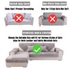 TEWENE Couch Cover, Sofa Cover Couch Covers Sectional Couch Covers