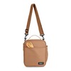 PackIt® Freezable Crossbody Lunch Box, Almond, Built with ECOFREEZE® Technology,