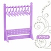 Kukiwhy 2 PCS Acrylic Earring Holder Rack with Mini Hangers,Jewelry