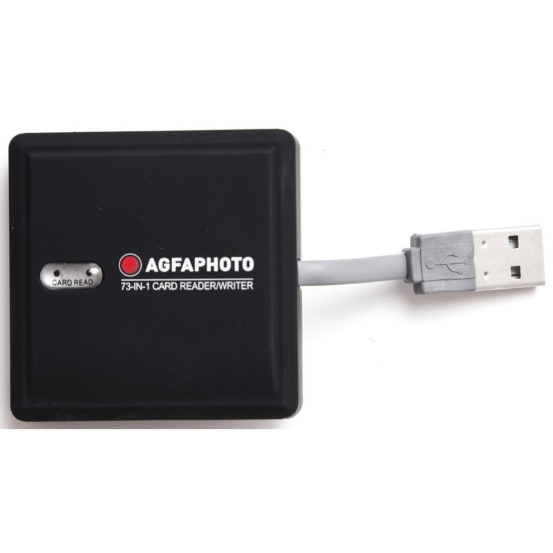 AGFA 73-in-1 Card Reader/Writer Compatible with All Versions of SD/HC,