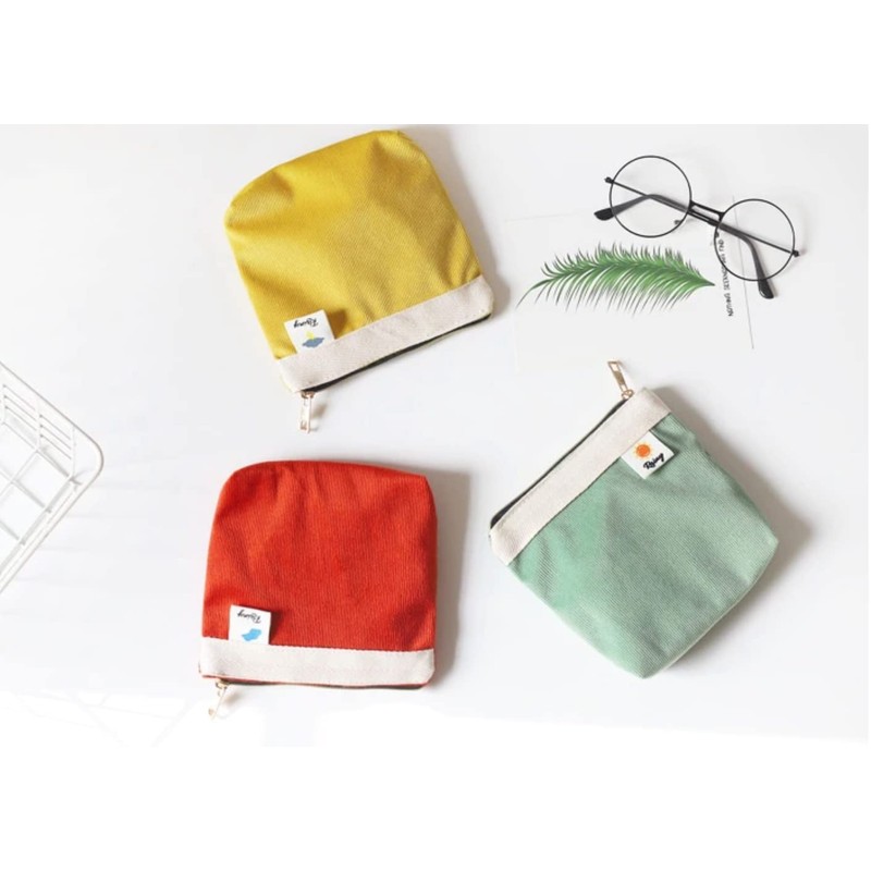 Happy RURU Mini Pouch, Cosmetic Pouch, Cute, Small Cosmetic Case,