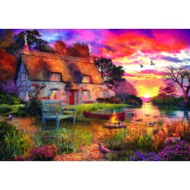 Anatolian Puzzle - Evening Summer, 260 Piece Jigsaw Puzzle, 3337, Multicolor, Standard