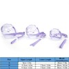 3pcs Cat Dog Muzzle AntiBite Cat Mouth Cover Breathable Transparent