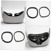 TEHAUX 2Pcs VR Glasses Frame Scratch Rings for Rift Comfortable