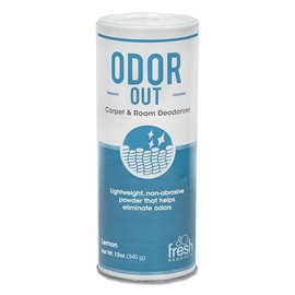 Fresh Products Odor-Out Rug/Room Deodorant, Lemon, 12 oz. Shaker Can, 12/Box (FRS121400LE)