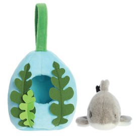 Aurora, 34242, Hideouts Black Tip Reef Shark 9In, Soft Toy, Grey & Blue