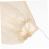 Ipetboom 20pcs Reusable Drawstring Bags Cheesecloth Filter Bags for Cooking