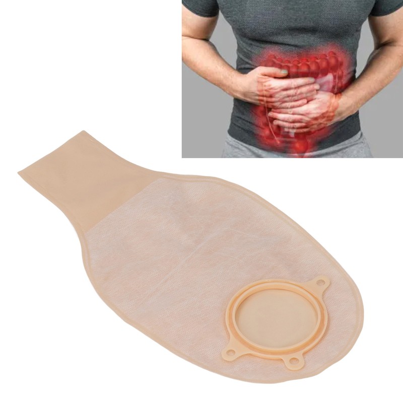 Colostomy Bag Nonwoven ABS Leak Proof Portable Ostomy Pouch for