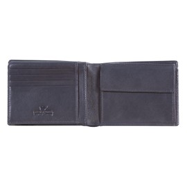 BRAUN BÜFFEL Henry RFID Leather Wallet 12 cm, navy